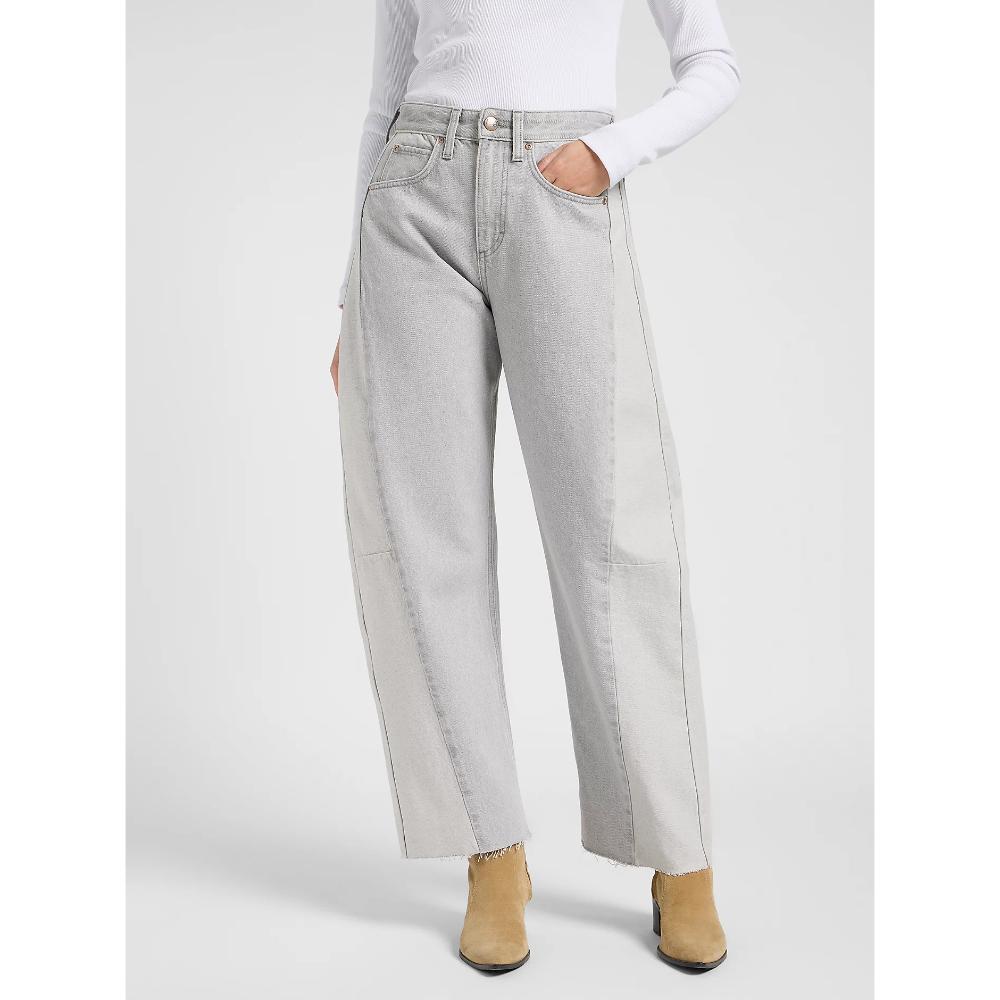 Lee Rider Barrel Loose Jean Dusk Gray Donna