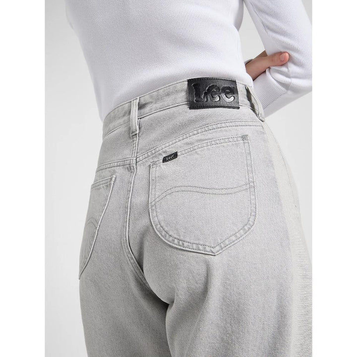 Lee Rider Barrel Loose Jean Dusk Gray Donna