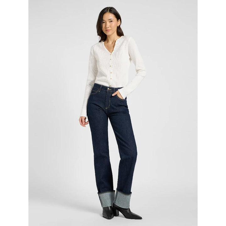 Lee June Selvedge Denim Regular Jean Xion Donna