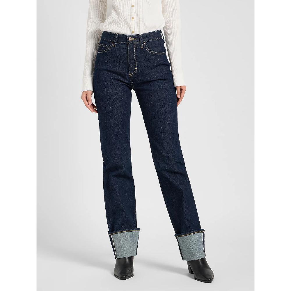 Lee June Selvedge Denim Regular Jean Xion Donna