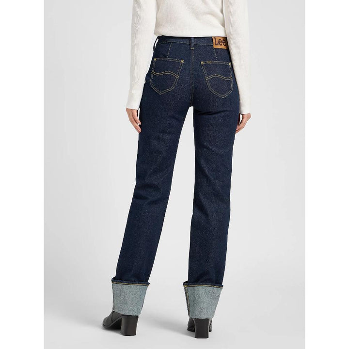 Lee June Selvedge Denim Regular Jean Xion Donna