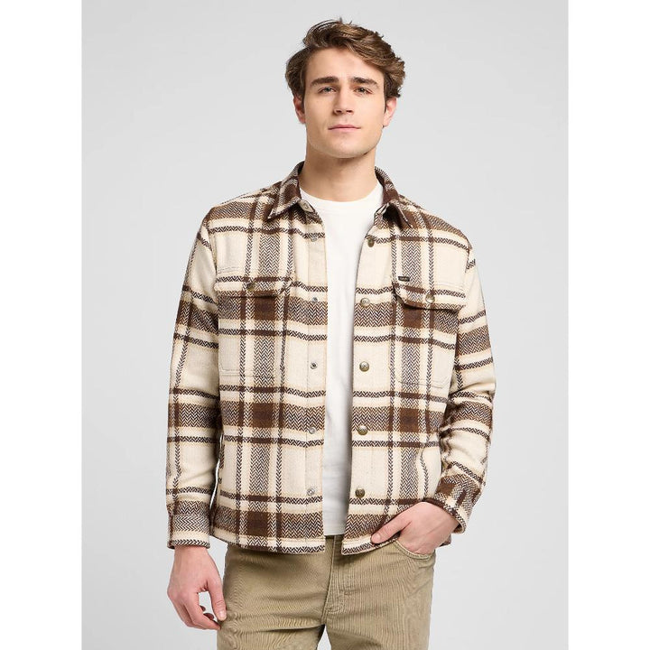 Lee Relaxed Overshirt Arabica Plaid Uomo
