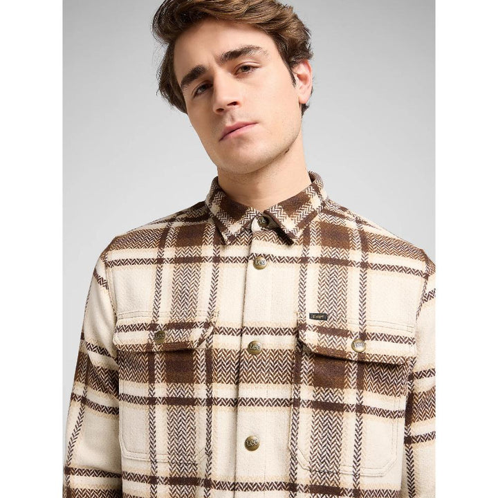 Lee Relaxed Overshirt Arabica Plaid Uomo