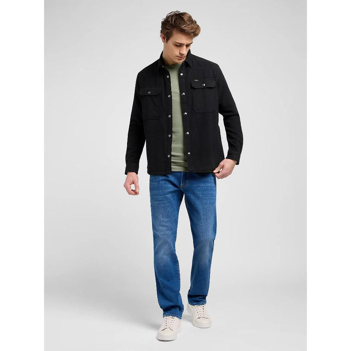 Lee Relaxed Overshirt Unionall Black Uomo