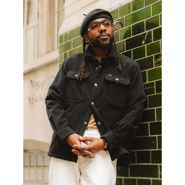 Lee Relaxed Overshirt Unionall Black Uomo