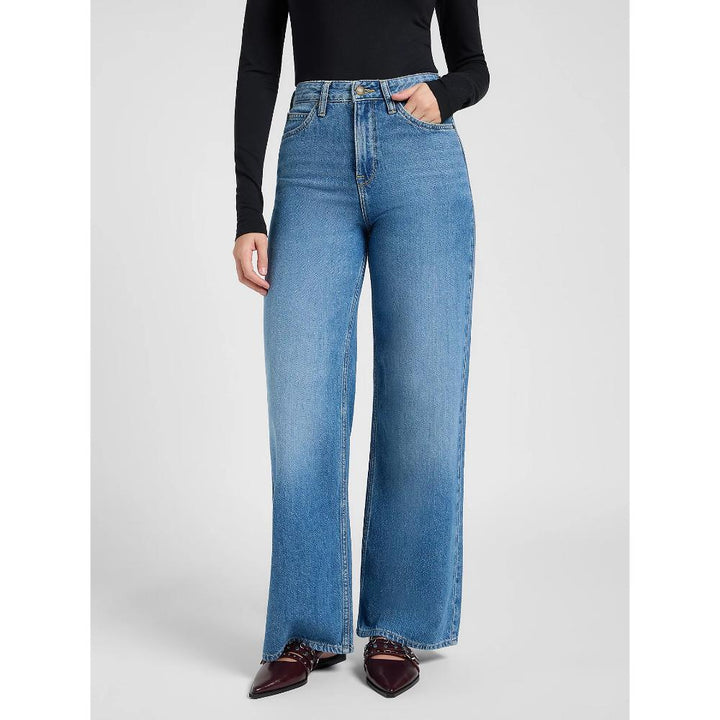 Lee Stella Wide Leg Jean Threaded Donna