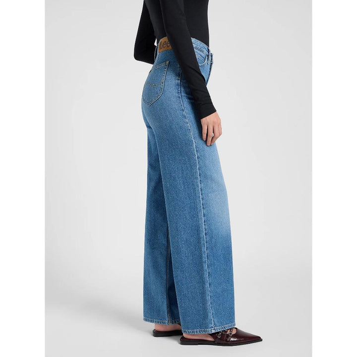 Lee Stella Wide Leg Jean Threaded Donna