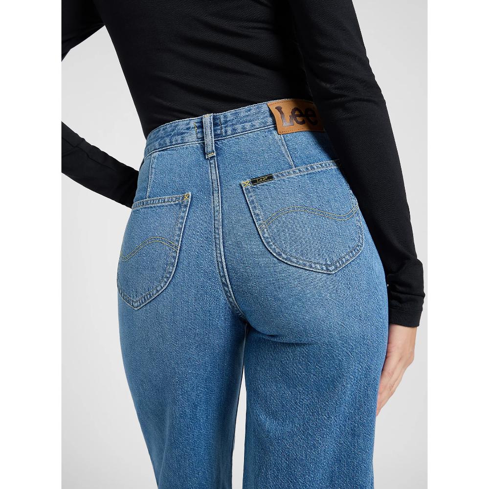 Lee Stella Wide Leg Jean Threaded Donna