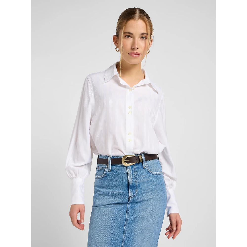 Lee Cinta Lady Leather Belt Dark Brown Donna