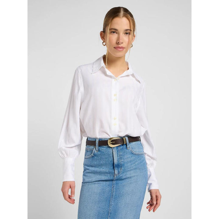Lee Cinta Lady Leather Belt Dark Brown Donna