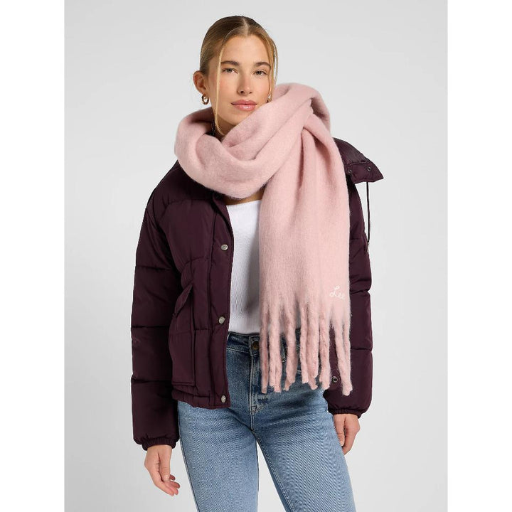 Lee Tassel Scarf Pinky Plum Donna