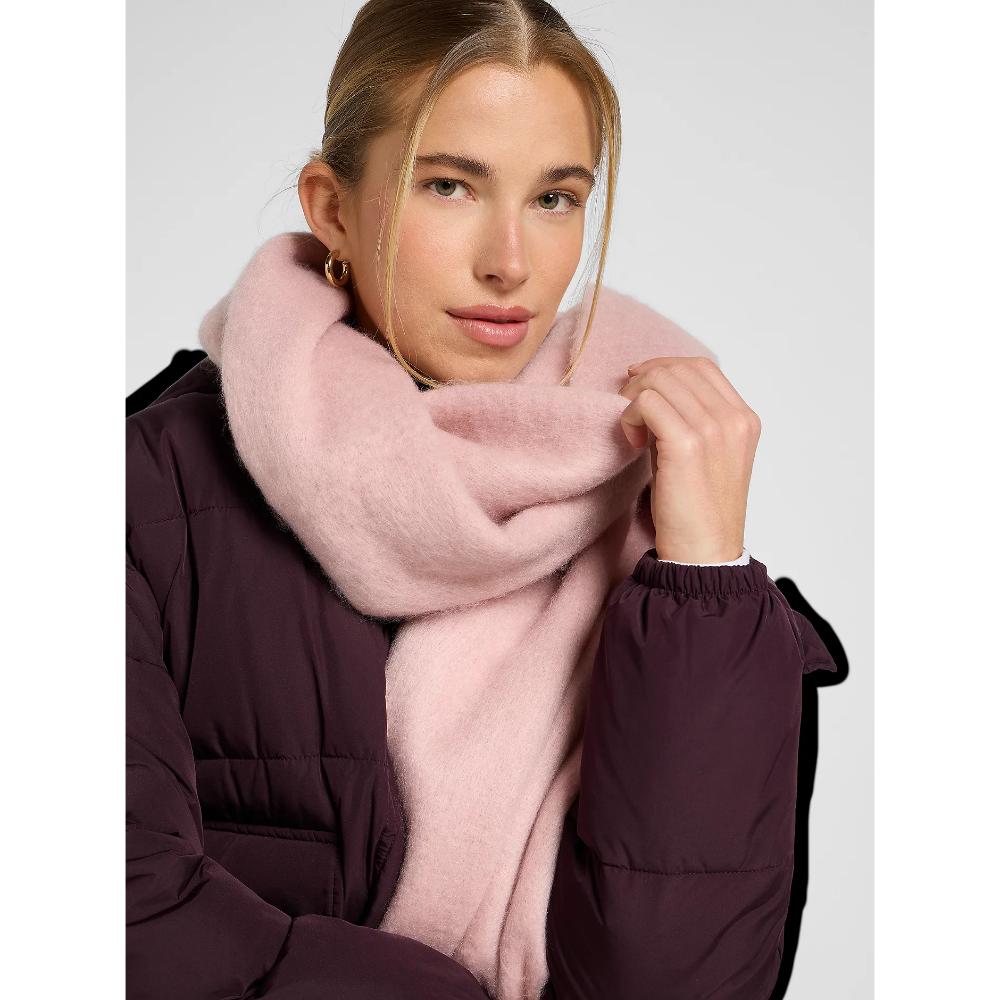 Lee Tassel Scarf Pinky Plum Donna