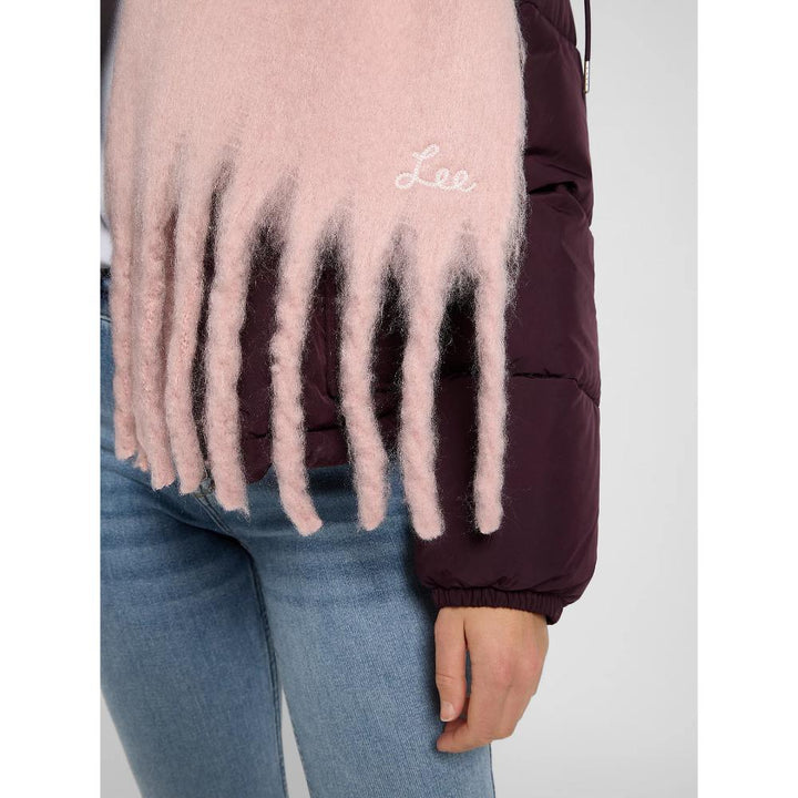 Lee Tassel Scarf Pinky Plum Donna