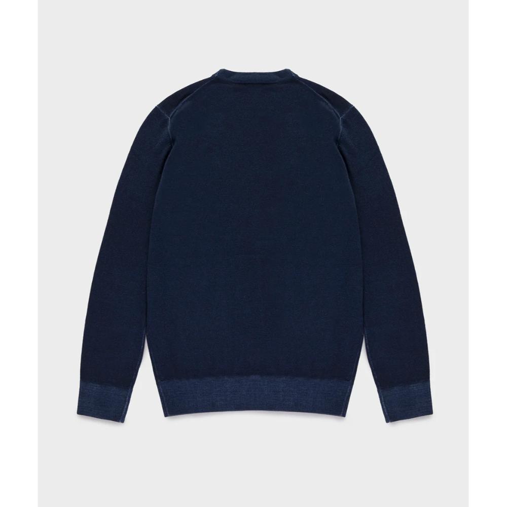 Refrigiwear Bennet Wash Pullover Dark Blue Uomo