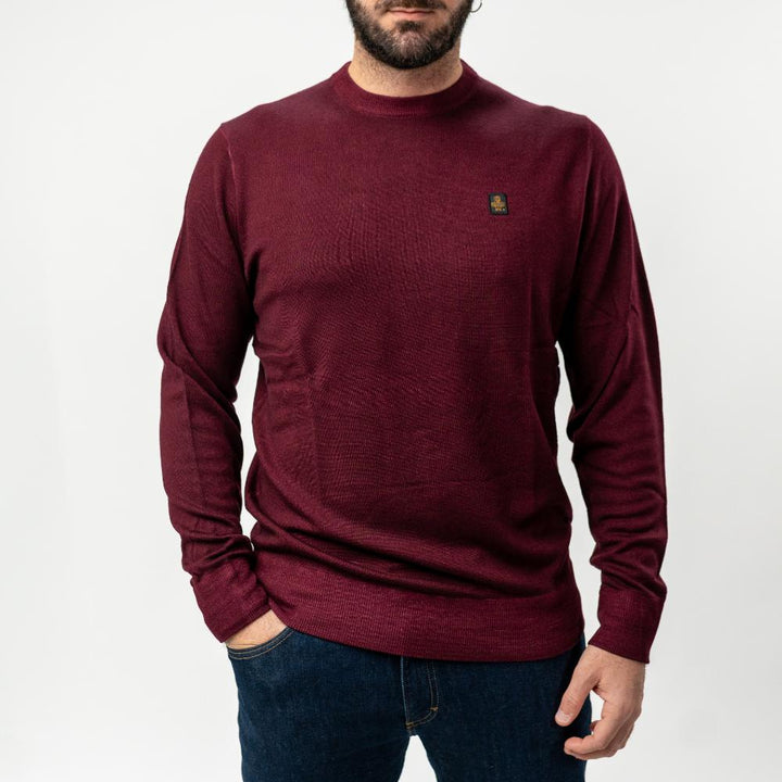 Refrigiwear Bennet Wash Pullover Maglione Bordeaux