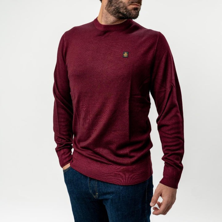 Refrigiwear Bennet Wash Pullover Maglione Bordeaux