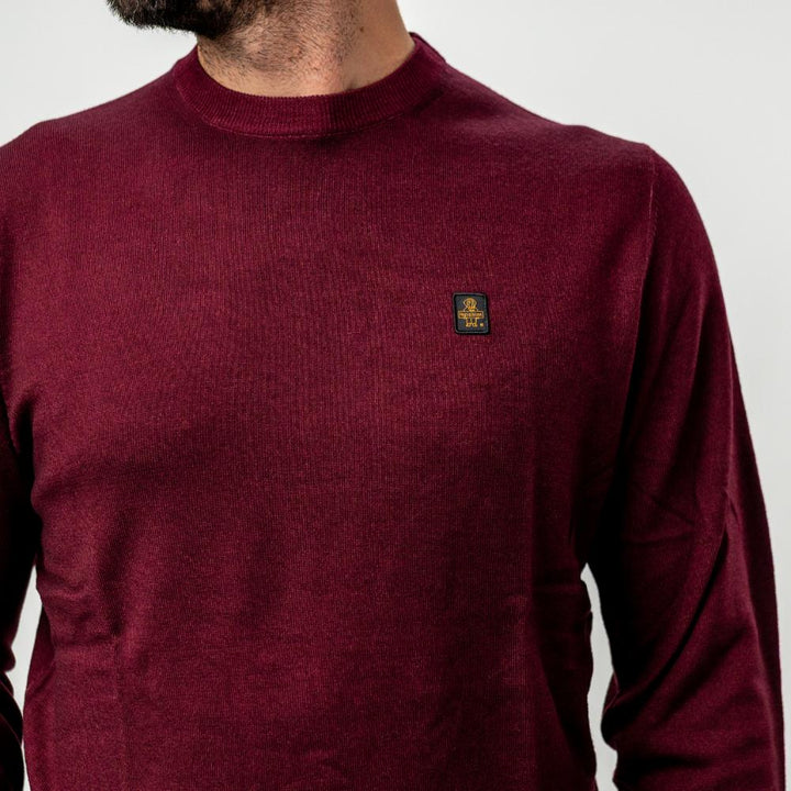 Refrigiwear Bennet Wash Pullover Maglione Bordeaux