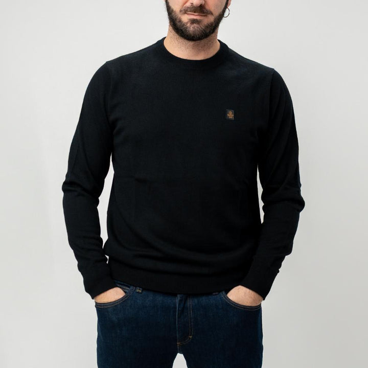 Refrigiwear Bennet Pullover Maglione Nero Uomo
