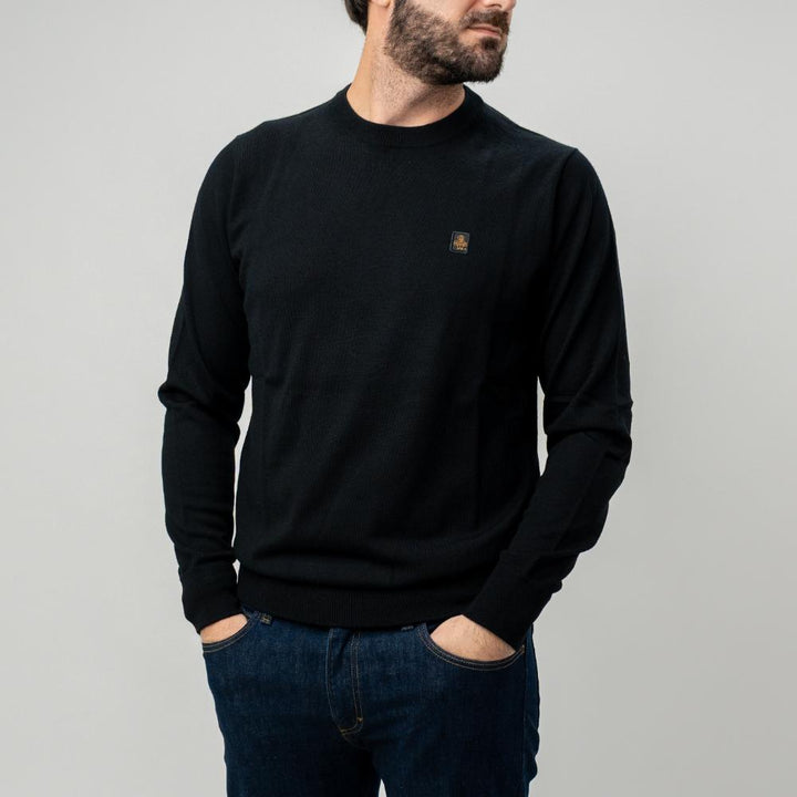 Refrigiwear Bennet Pullover Maglione Nero Uomo