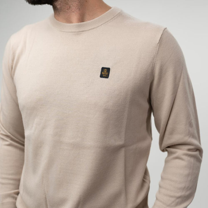 Refrigiwear Bennet Pullover Maglione Beige Uomo