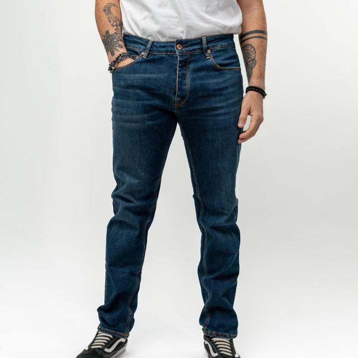 Refrigiwear Jeans Bruce Denim Scuro Uomo