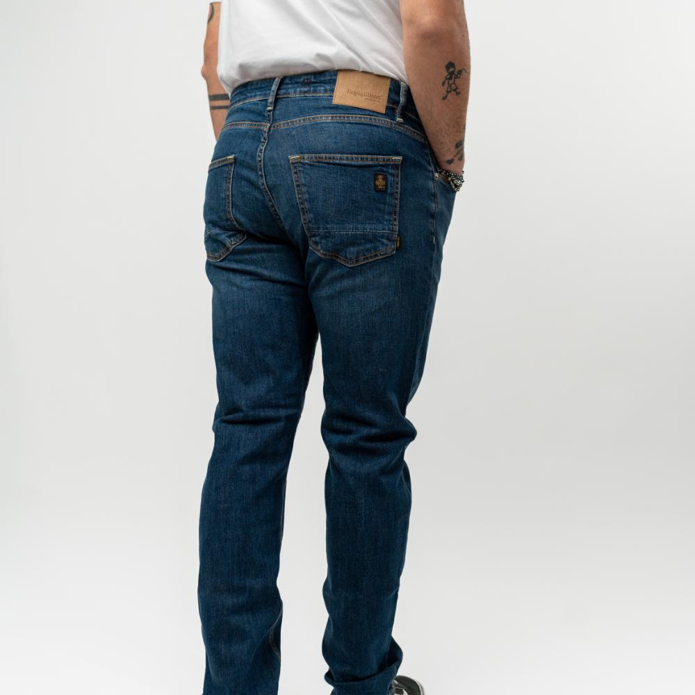 Refrigiwear Jeans Bruce Denim Scuro Uomo