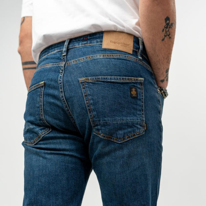 Refrigiwear Jeans Bruce Denim Scuro Uomo