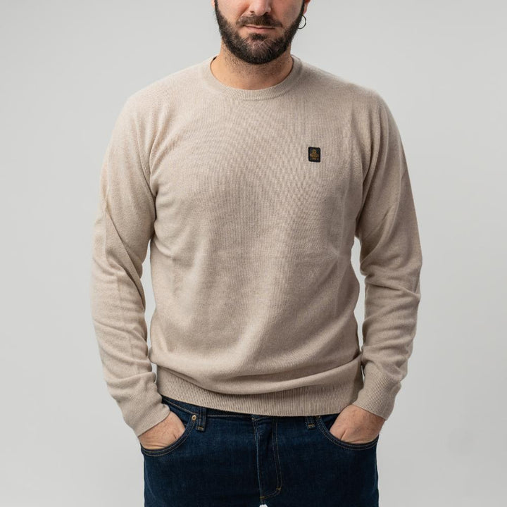 Refrigiwear Colin Pullover Maglione Ostrica Uomo