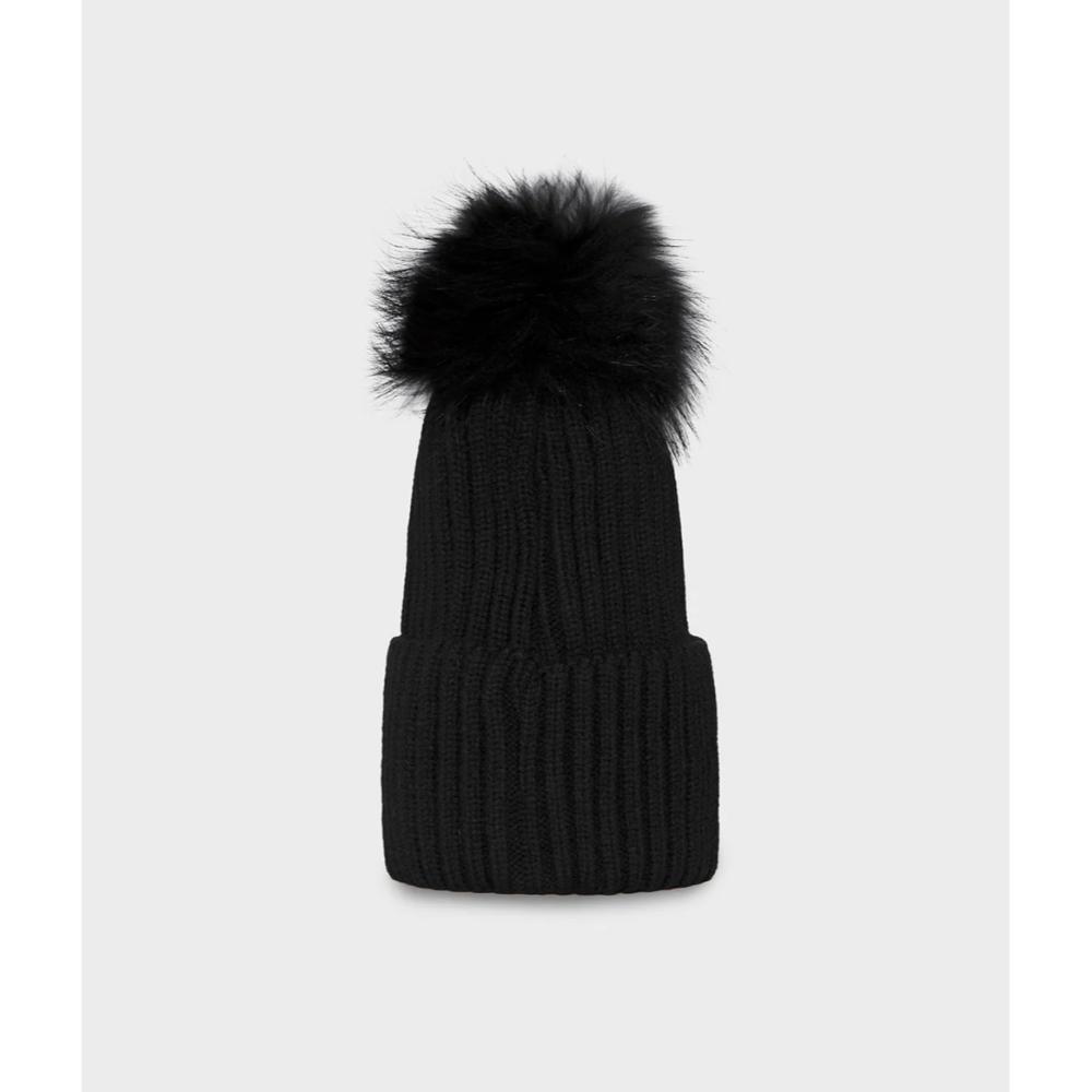 Refrigiwear Snow Flake Hat Black Donna