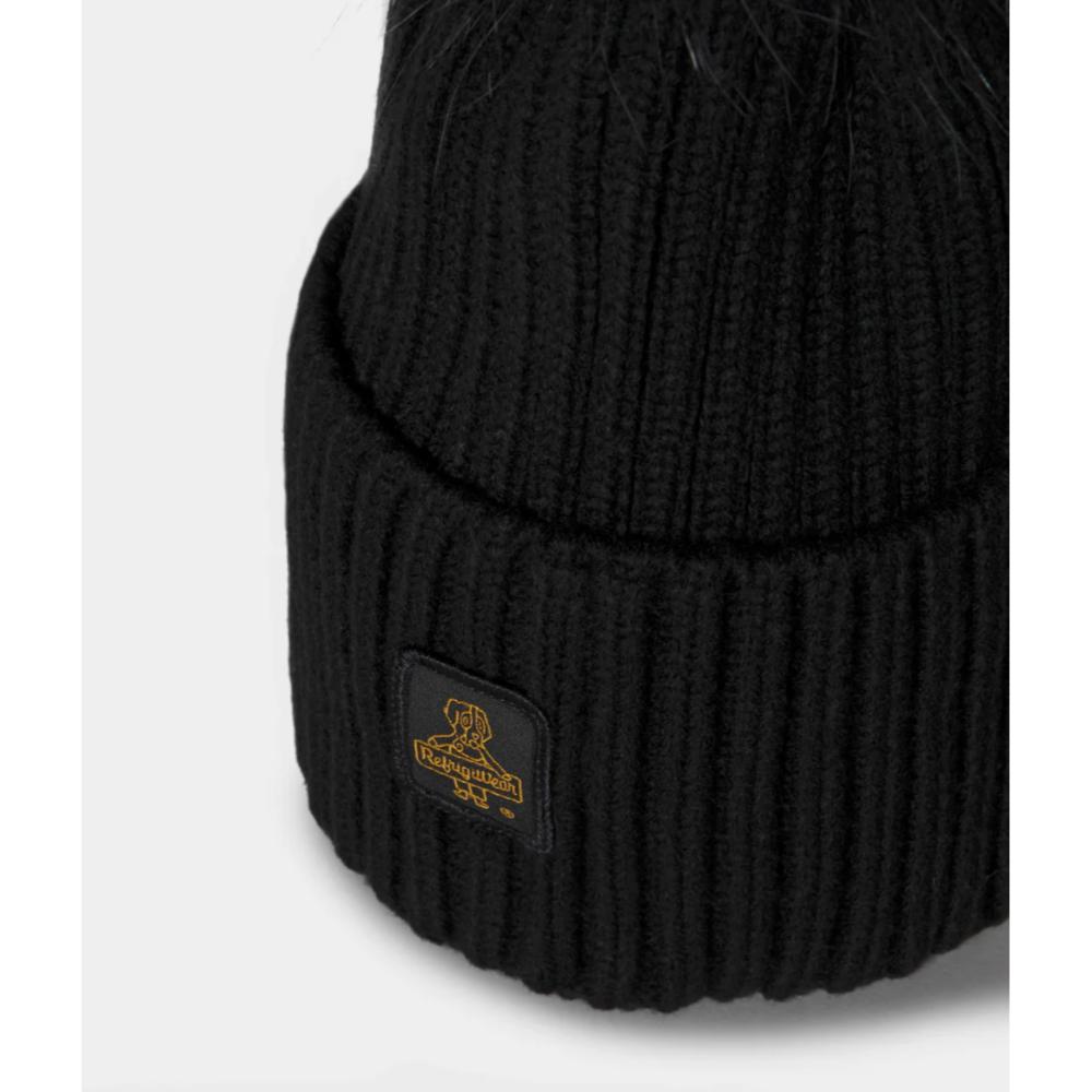 Refrigiwear Snow Flake Hat Black Donna