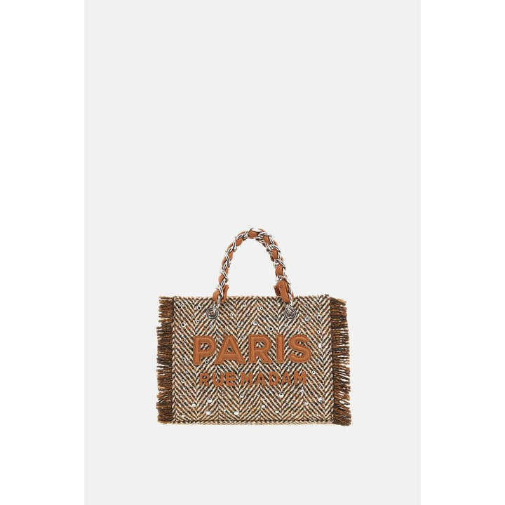 Rue Madam Paris Harris Mini Tote Tweed Cognac Donna