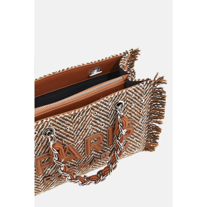 Rue Madam Paris Harris Mini Tote Tweed Cognac Donna