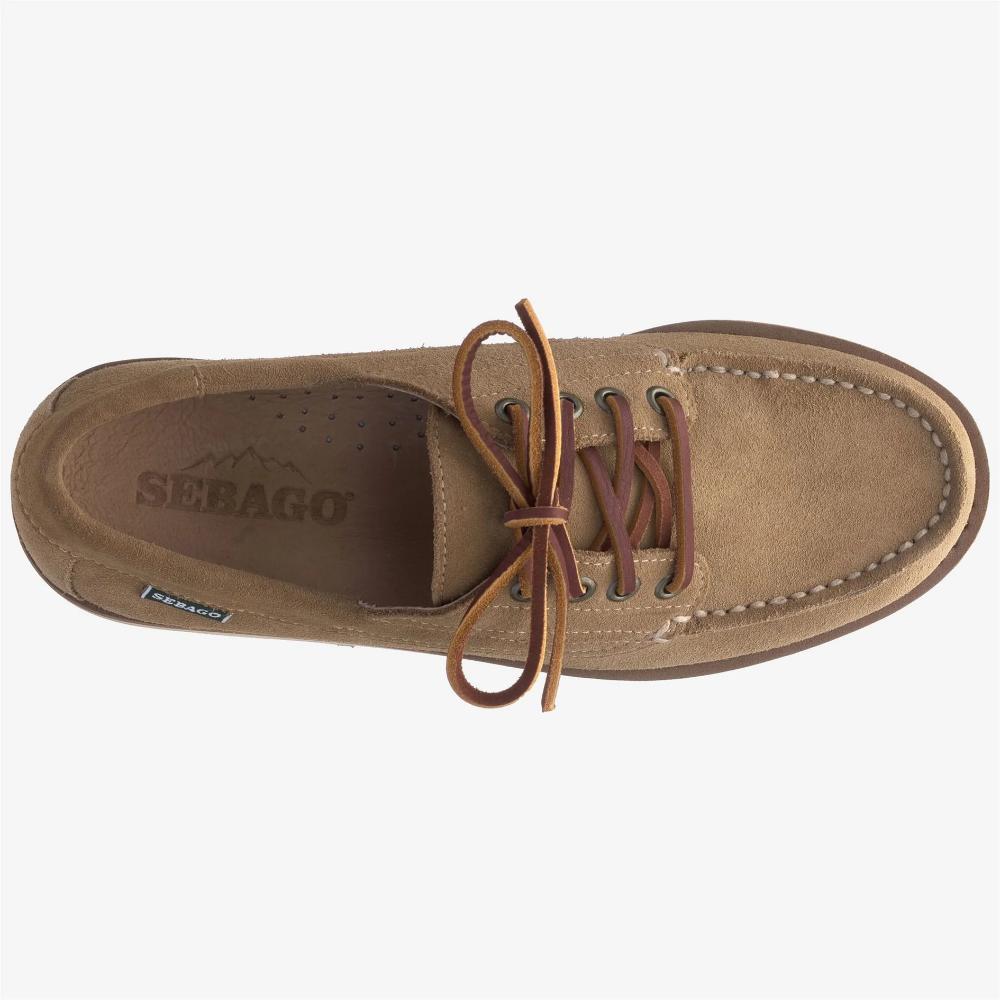 Sebago Scarpa Askookfield Suede Beige Camel