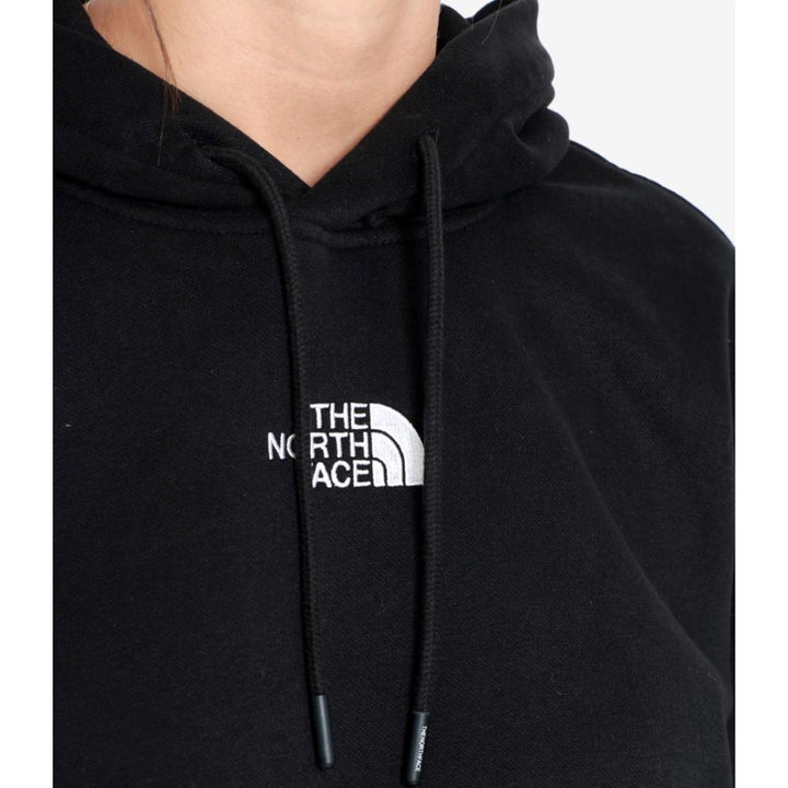 The North Face Felpa Essential Crop Hoodie Black