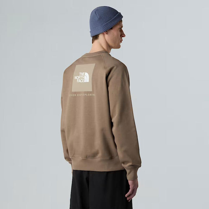 The North Face Felpa Girocollo Raglan Mocha Brown