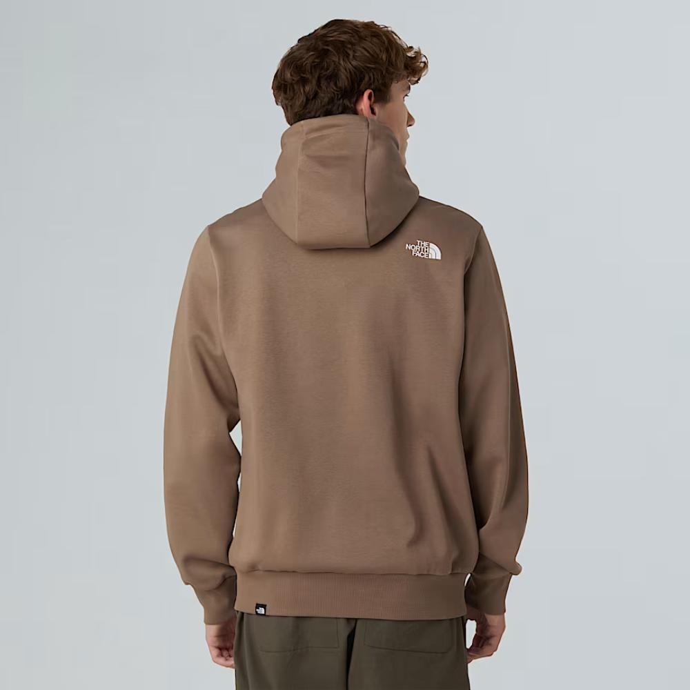 The North Face Felpa Con Cappuccio Simple Dome Mocha Brown Uomo