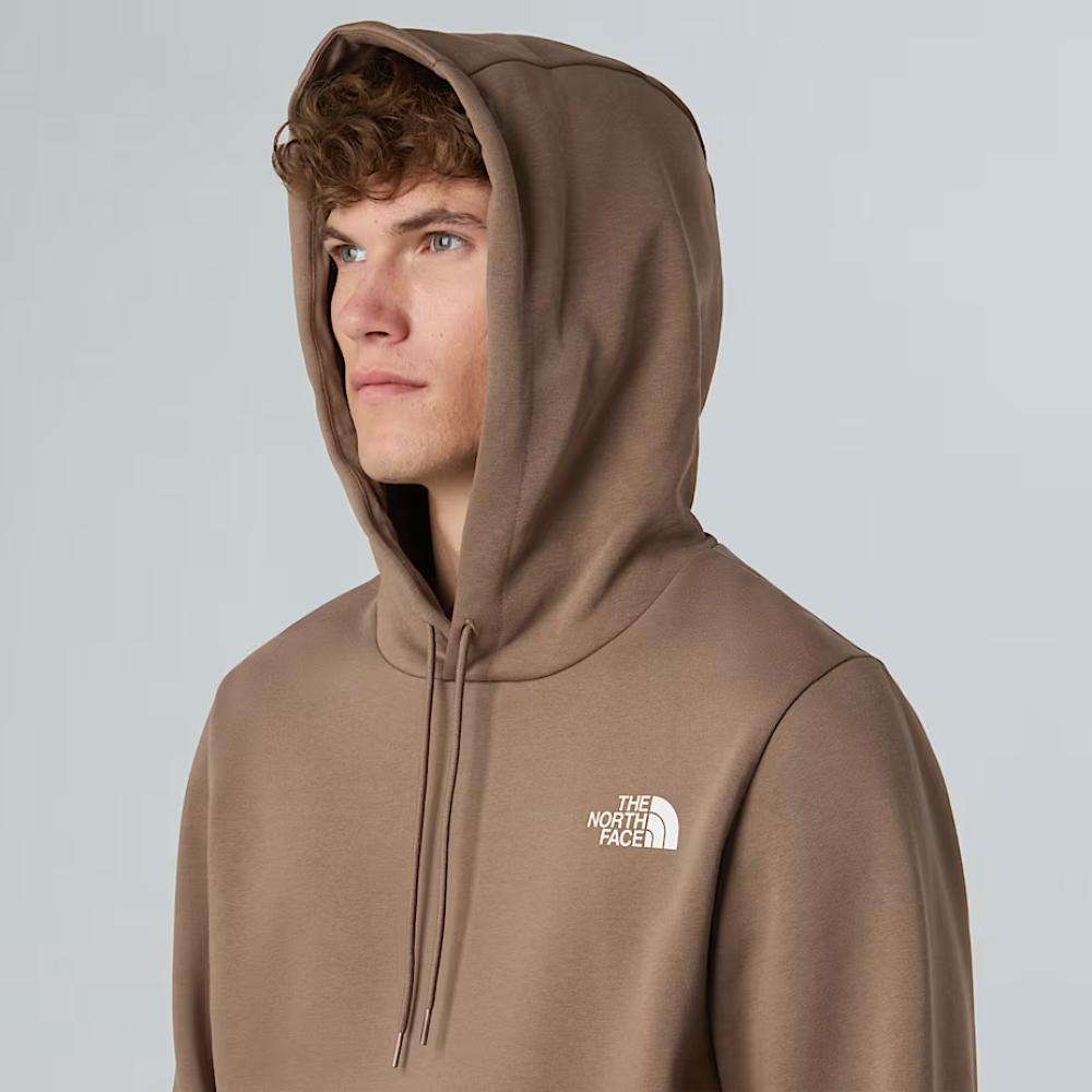 The North Face Felpa Con Cappuccio Simple Dome Mocha Brown Uomo