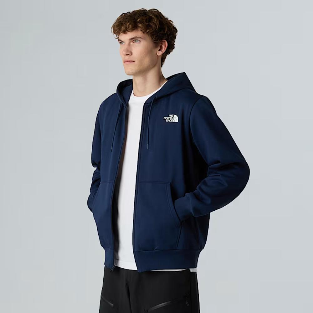 The North Face Felpa Simple Dome Full Zip Navy
