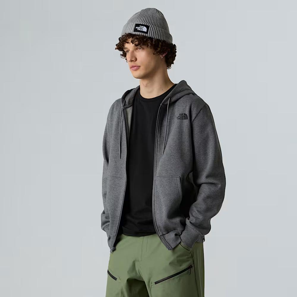 The North Face Felpa Simple Dome Full Zip Grey