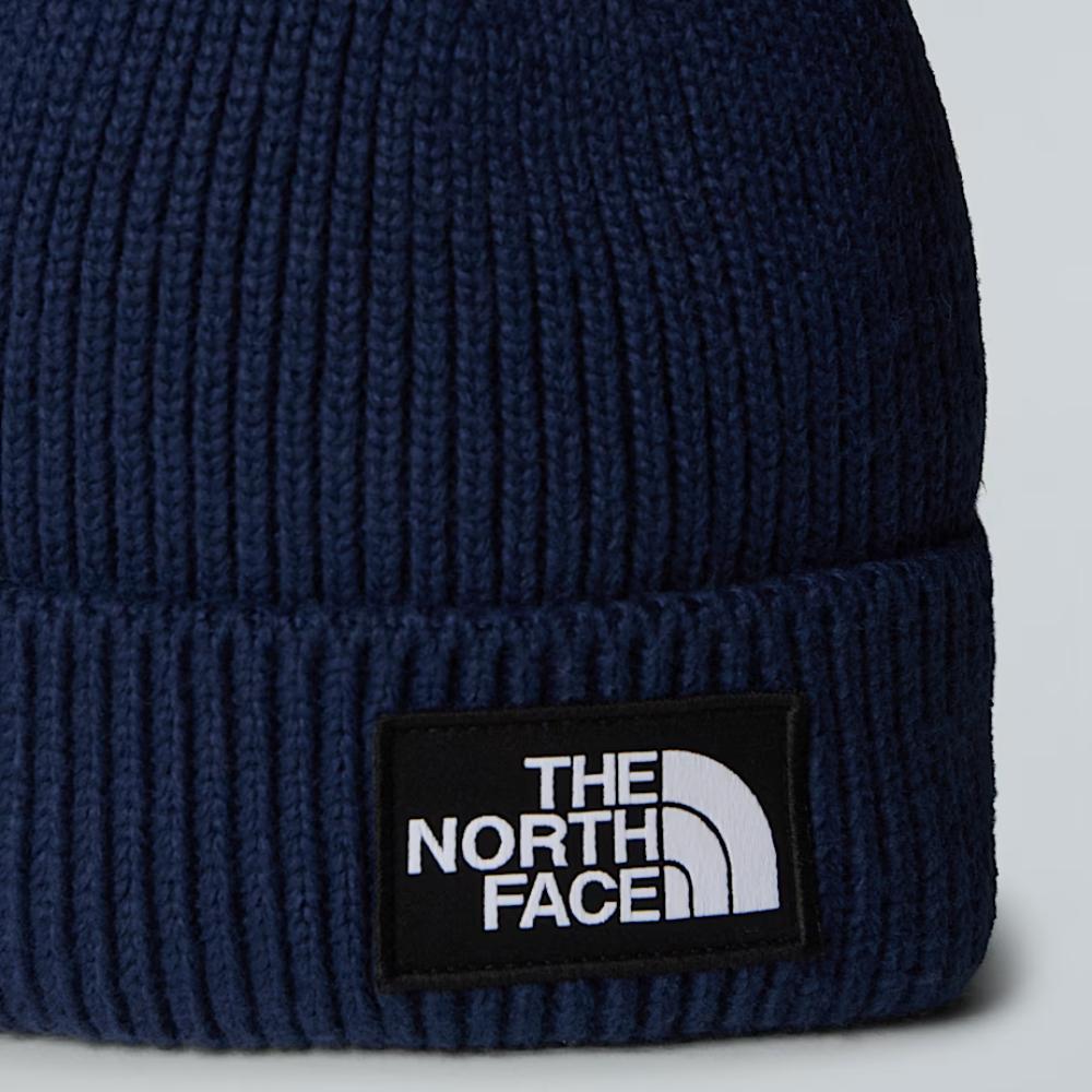 The North Face Berretto Con Risvolto Logo Box Navy