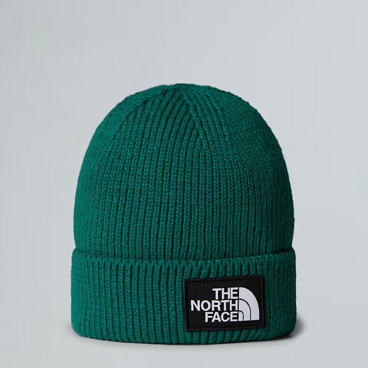 The North Face Berretto Con Risvolto Logo Box Evergreen