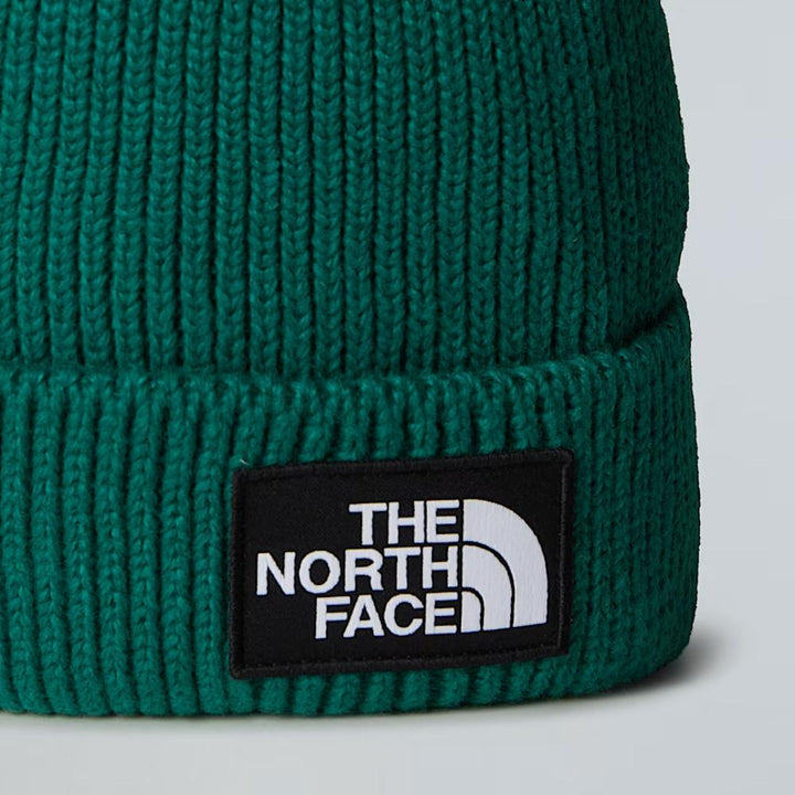 The North Face Berretto Con Risvolto Logo Box Evergreen