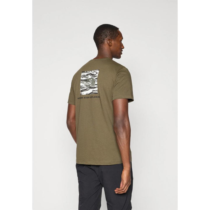 The North Face T-Shirt Edge Of Light Infill Tee Taupe Green