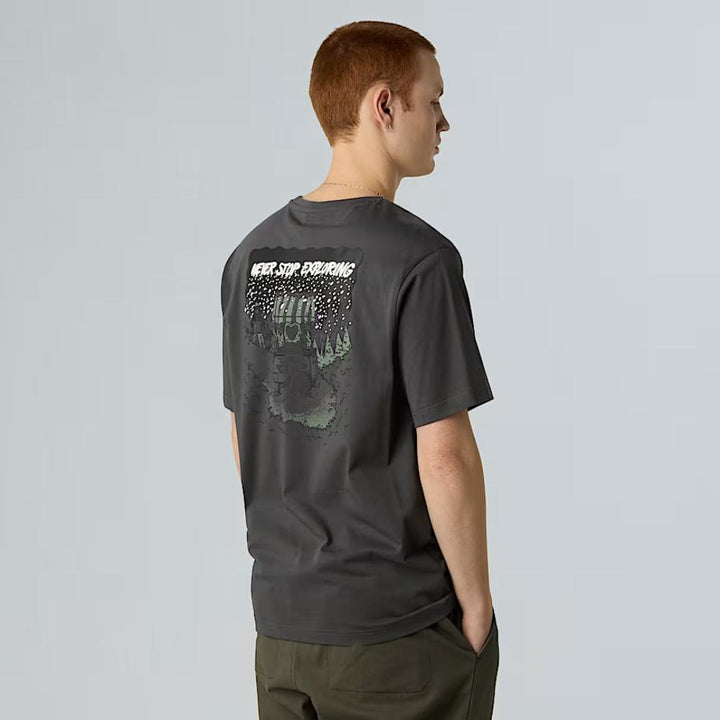 The North Face T-Shirt Powder Days Asphalt grey