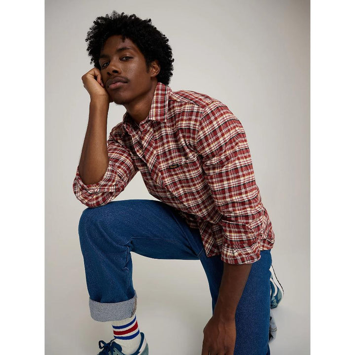 Wrangler X Stranger Things Will Shirt Fired Brick