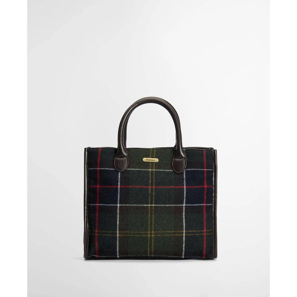 Barbour Borsa Tote Barrhill In Tartan Classic Tartan Donna
