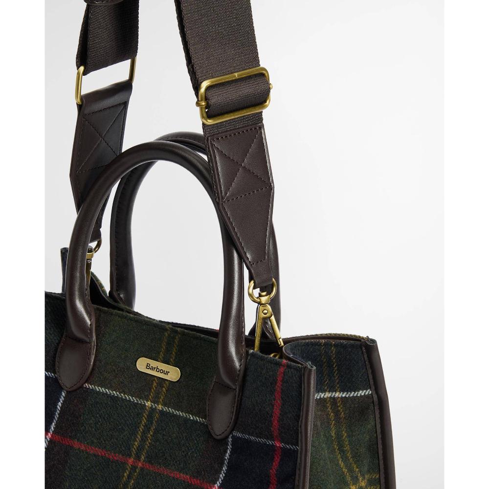Barbour Borsa Tote Barrhill In Tartan Classic Tartan Donna