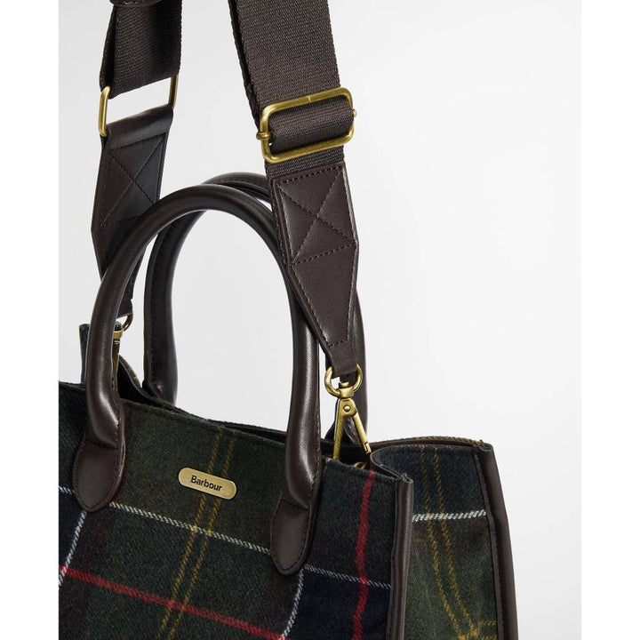 Barbour Borsa Tote Barrhill In Tartan Classic Tartan Donna