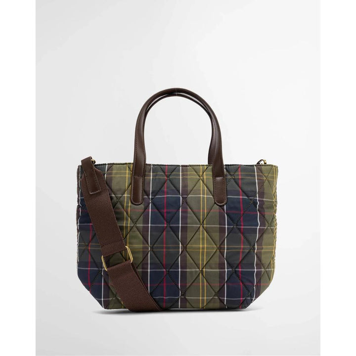 Barbour Mini-borsa Tote Trapuntata Classic Tartan Donna