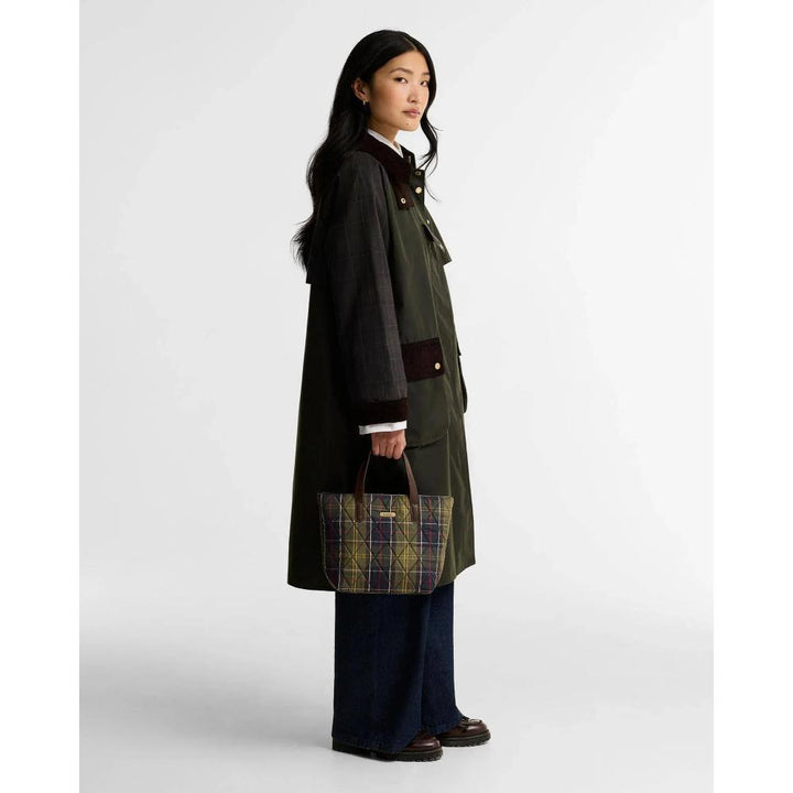 Barbour Mini-borsa Tote Trapuntata Classic Tartan Donna